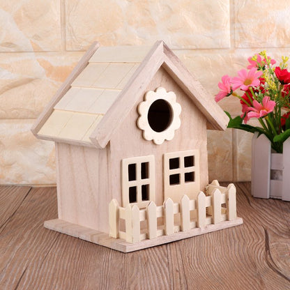 12-15 Inches Wooden Birdhouse Box Cage Nest – Cozy Shelter for Birds