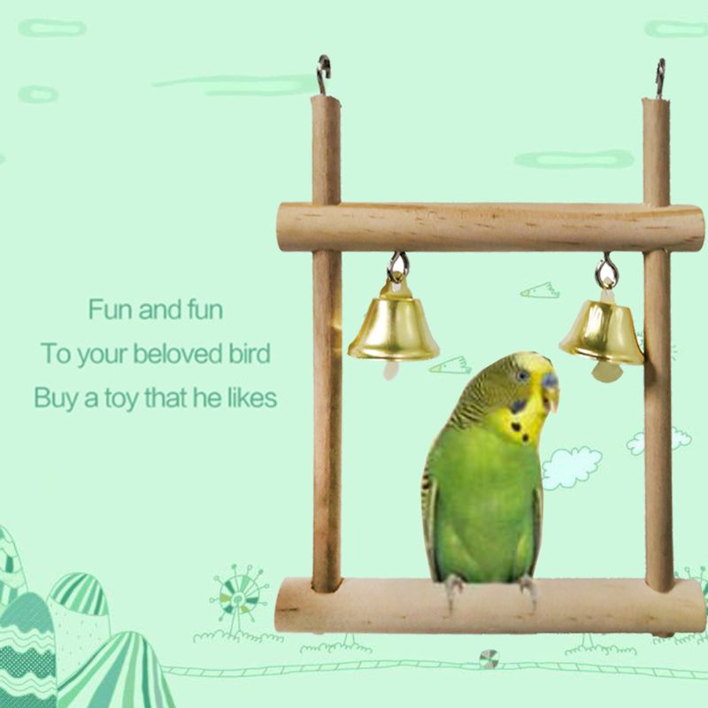 8-Piece Bird Toy Set  Swings, Hammocks, Climbing, and Chewing Toys for Parrots, Cockatiels, and Small Birds