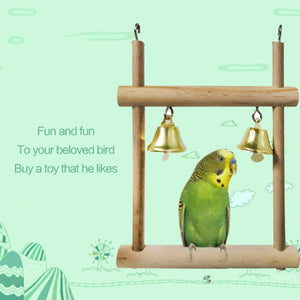 8 pcs Parrot Cockatiel Parakeet Lovebirds Pet Bird Swing Hammock Biting Climbing Hanging Toy Exercise Set