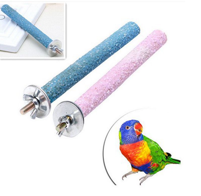 14cm Hanging Pet Bird Perch Stick Pole Bar for Parrots, Cockatiels, and Small Birds