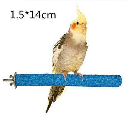 14cm Hanging Pet Bird Perch Stick Pole Bar for Parrots, Cockatiels, and Small Birds