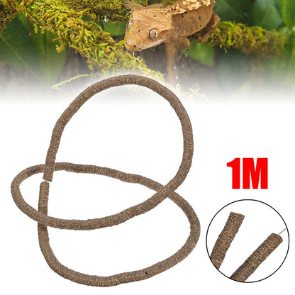 100cm Decorative Vine Branch for Reptile Terrarium Perfect Climbing Plant Decor for Exo Terra Habitats and Tanks