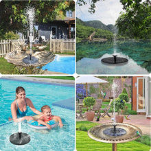 Load image into Gallery viewer, Floating Small Pond Fountain Garden Pool Decorations Solar Power Pump
