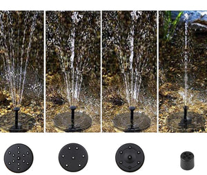 Floating Small Pond Fountain Garden Pool Decorations Solar Power Pump