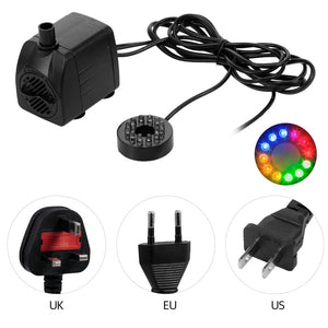 Ultra Quiet Submersible Water Pump Fountain for Pond Garden Pool