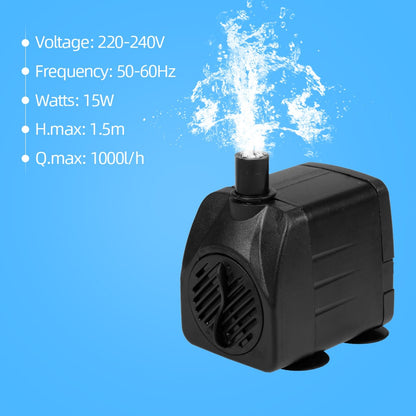 Ultra Quiet Submersible Water Pump for Pond, Garden, and Pool