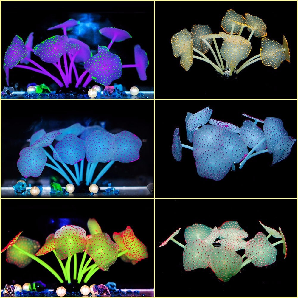 Glow-in-the-Dark Artificial Coral Decorations for Stunning Underwater Ambiance