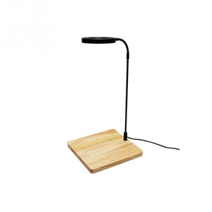 Wood Board Stand For Aquarium Fish Tank With LED Bug Light