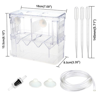 Aquarium Isolation and Quarantine Fish Tank for Safe and Secure Fish Care