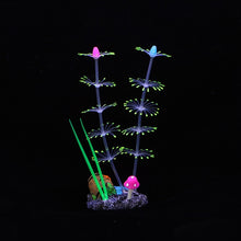 Load image into Gallery viewer, Artificial Bioluminescent Glow in the Dark Plants Aquarium Decorations
