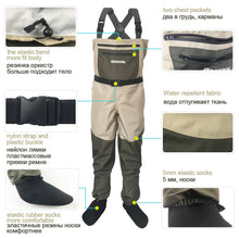 Load image into Gallery viewer, Waterproof Fishing Waders &amp; Boots Set for Aquaculture Fish Farming Breeding Fly Fishing
