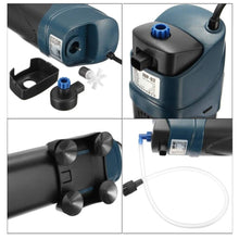 Load image into Gallery viewer, Aquarium Fish Tank Pump Filter With Built in UV Sterilizer Light

