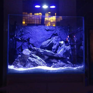 Full Spectrum Aquarium Fish Tank LED Lighting for Reef and Aquascaping