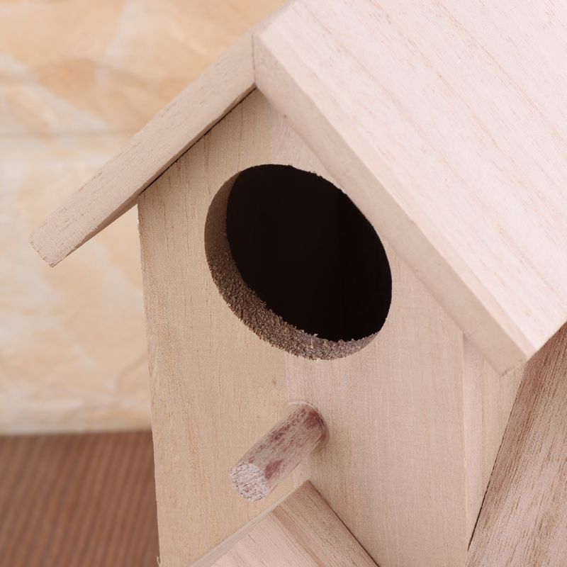 12-15 Inches Wooden Birdhouse Box Cage Nest – Cozy Shelter for Birds