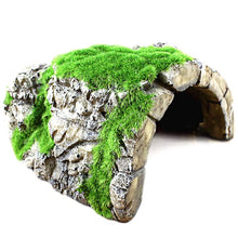 Load image into Gallery viewer, Pet Reptile Cave Habitat Basking For Terrarium and Aquarium
