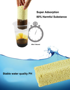 20pcs Aquarium Fish Tank Filter Water Purifying Porous Tube for 1-100 Gallons