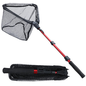 47 Inches Fly Fishing Retractable Net for Fish Farming Aquaculture Pond Koi