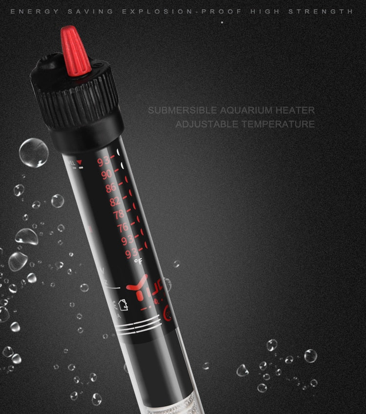 25W-300W Submersible Aquarium & Pond Heater Adjustable, Waterproof, and Reliable Temperature Control