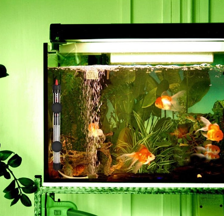 25W-300W Submersible Aquarium & Pond Heater Adjustable, Waterproof, and Reliable Temperature Control