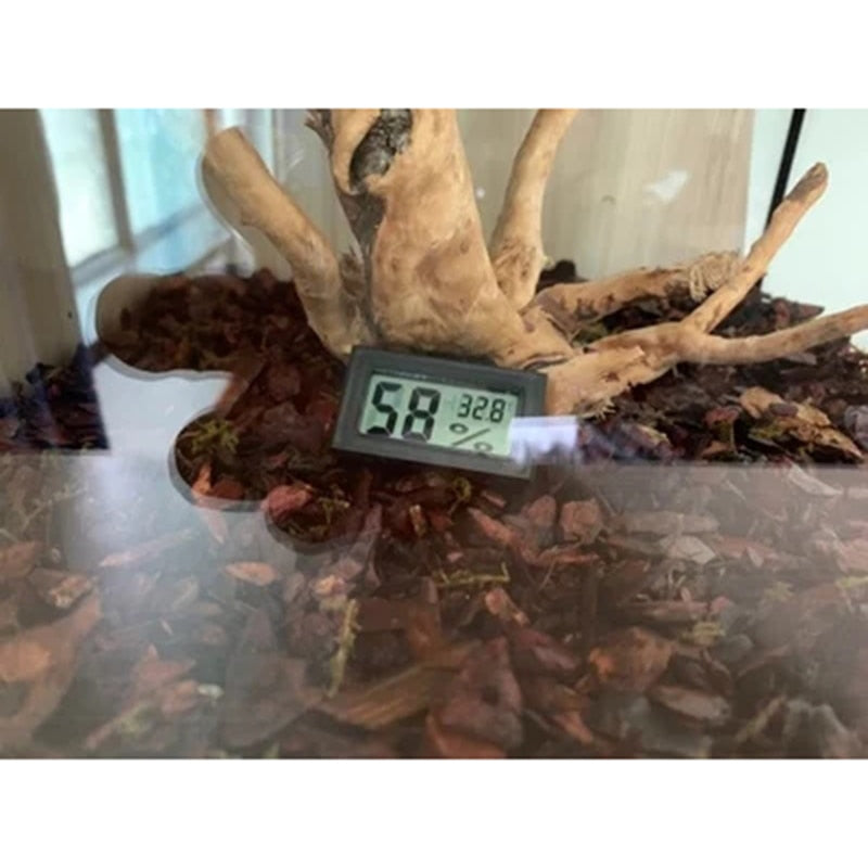 Digital LCD Thermometer and Hygrometer  Accurate Temperature and Humidity Monitor for Reptiles and Pet Habitats