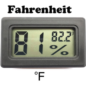 Digital LCD Thermometer Hygrometer for Pet Ant Farm Reptiles Turtle