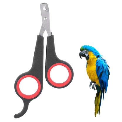 Bird Nail Clipper Scissors Safe and Precise Grooming for Parrots, Cockatiels, and Parakeets