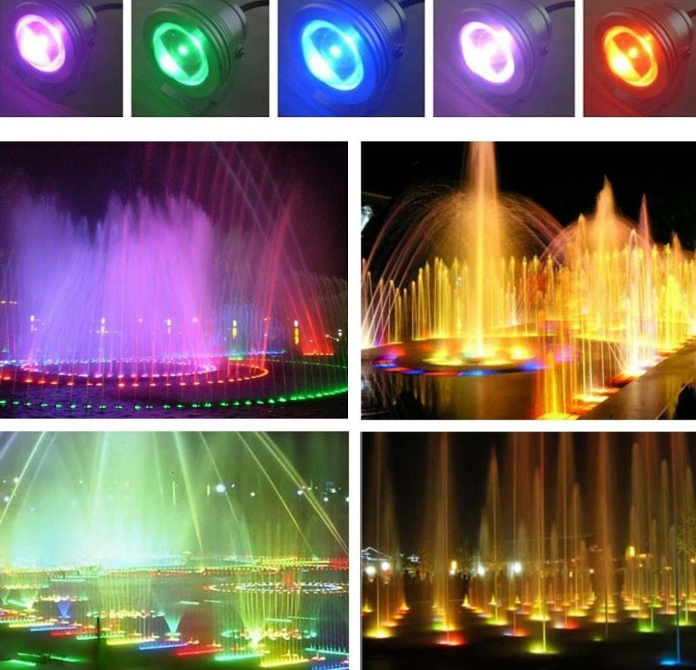 Outdoor Waterproof LED Lights for Pond, Garden, and Landscape Lighting