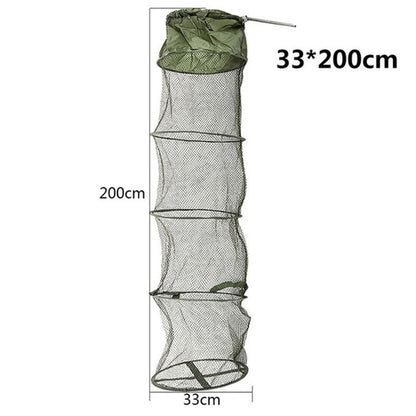 5 Layers Folding Mesh Fish Net Cage for Aquatic and Outdoor Use