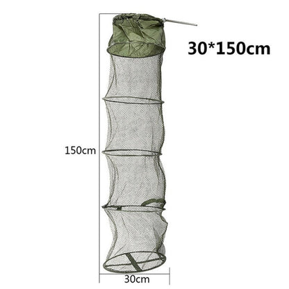 5 Layers Folding Mesh Fish Net Cage for Aquatic and Outdoor Use