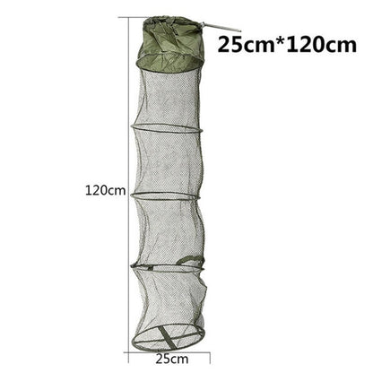 5 Layers Folding Mesh Fish Net Cage for Aquatic and Outdoor Use