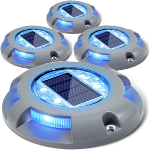 2 - 4 Pack LED Solar Outdoor Ground Lights