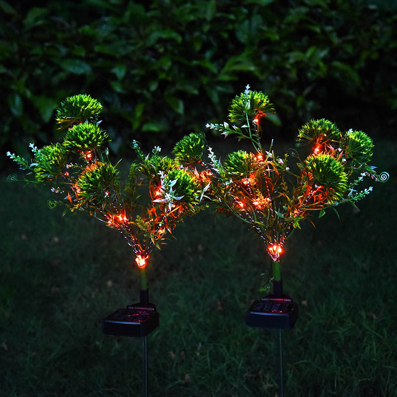 Solar Powered Dandelion LED Lights for Garden Landscape