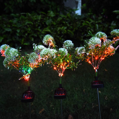 Solar Powered Dandelion LED Lights for Garden Landscape