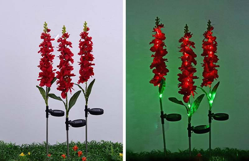 Solar Powered Blooming LED Lights Perfect for Garden Decoration and Outdoor Ambiance