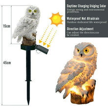 Load image into Gallery viewer, Owl &amp; Parrot Solar LED Garden Lawn Pathway Lights
