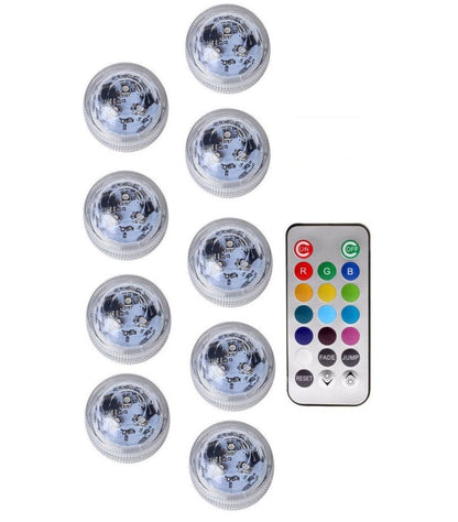 IP68 Submersible Waterproof LED Lights with Remote for Aquarium, Pond, and Pool