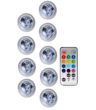 Load image into Gallery viewer, IP68 Submersible Waterproof LED Lights with Remote for Aquarium Pond Pool
