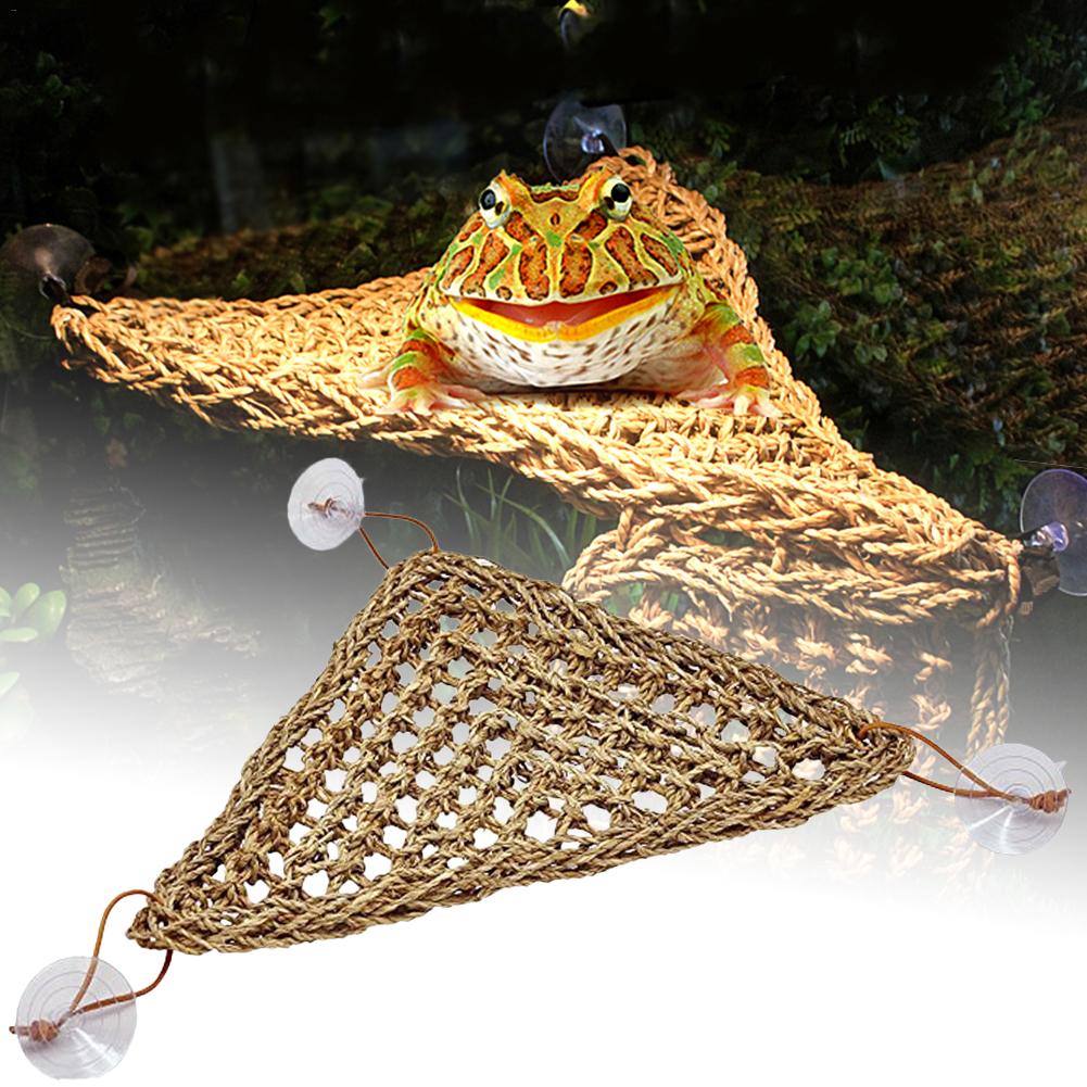 Reptile Hammock Swing Net  Comfortable Lounger for Lizards, Snakes, and Turtles