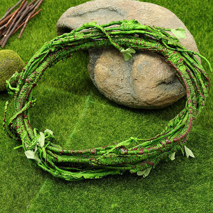 Artificial Hanging Branch Vines  Realistic Greenery for Pet Reptile Terrariums and Habitats