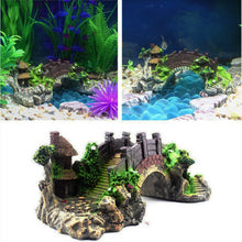 Load image into Gallery viewer, Aquarium Decorations Fish Tank Resin Landscape Bridge
