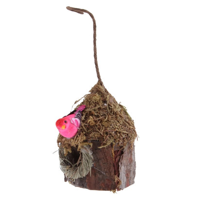 Cozy Natural Grass Birdhouse Nest Hanging Cave Cage