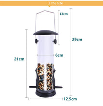 Load image into Gallery viewer, Acrylic Hanging Bird Seed Feeder
