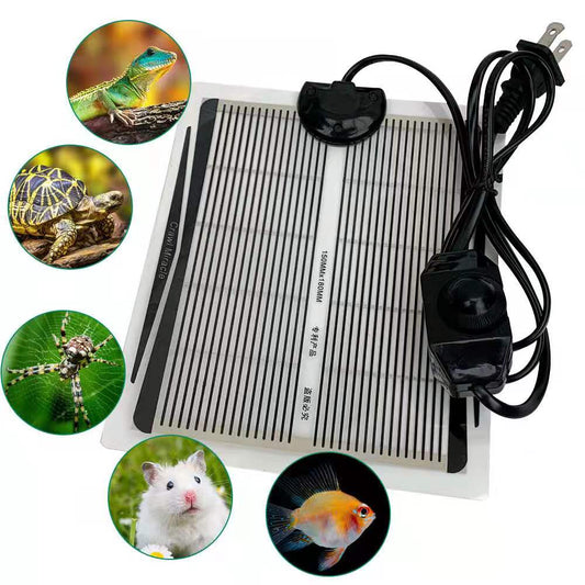 5W to 35W Heating Pad Mat for Pet Reptiles for Lizards, Snakes, Turtles, and Incubator Warmth