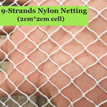 Load image into Gallery viewer, Nylon Netting Mesh for Fish Pond Cage Garden Poultry Aquaculture Livestock Fence Cover
