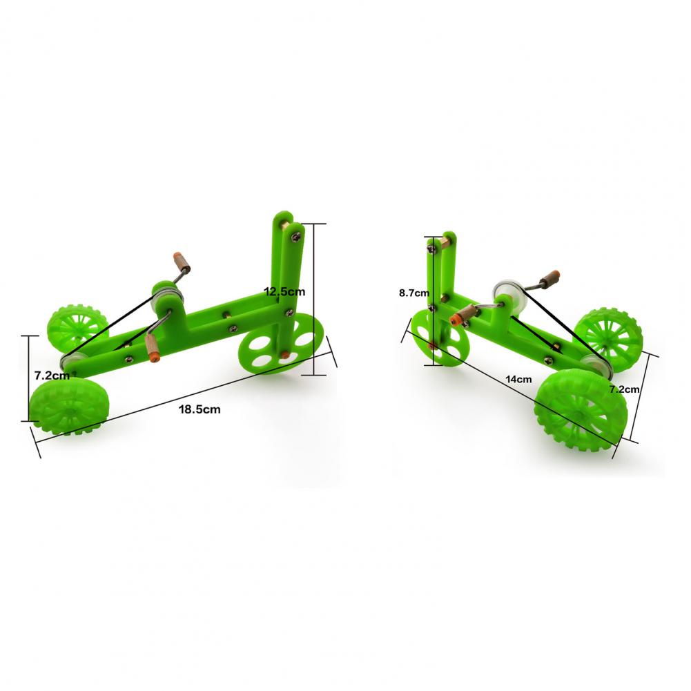 Parrot Green Bike Toy  Fun and Interactive Accessories for Birds