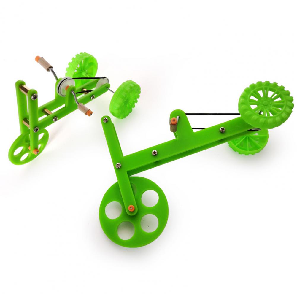 Parrot Green Bike Toy  Fun and Interactive Accessories for Birds