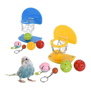 Parrot Pet Bird Hoop Basketball Toy