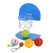 Load image into Gallery viewer, Parrot Pet Bird Hoop Basketball Toy
