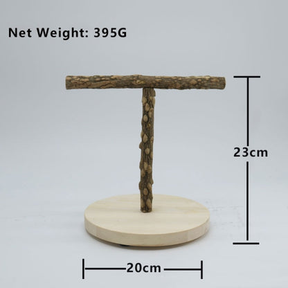 Bird Playground Perch Toy  Natural Wooden Perches for Parrots, Cockatiels, and Small Birds