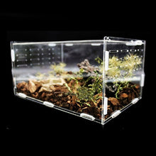 Load image into Gallery viewer, Transparent Acrylic Pet Reptile Box Terrarium Exo Terra Habitat
